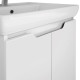 Тумба с раковиной подвесная Dreja Q Plus (D) 60 см, белый