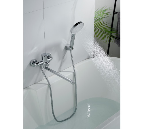 Смеситель для ванны Shevanik S4722, хром