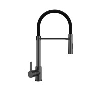 Смеситель для кухни Ulgran U-024 черный матовый