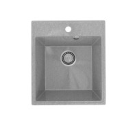 Кухонная мойка Practik PR-M-425-003 (без сифона), светло-серый