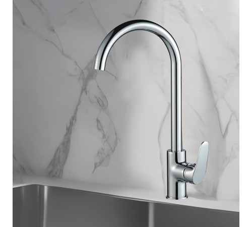 Смеситель для кухни WesnaArt OCEAN OCE12-110, хром