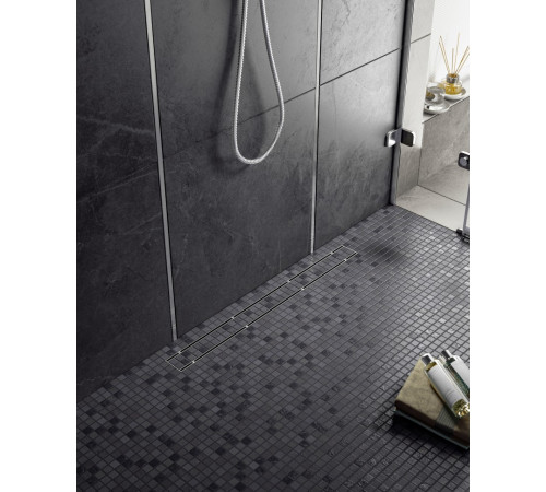 Душевой лоток (двухсторонняя решетка) TIMO Drain System DS230206/00, хром