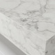 Столешница Velvex Unit 160, белый мрамор
