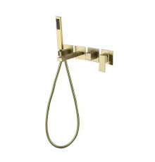 Смеситель для ванны встраиваемый Grocenberg GB5060MG, матовое золото