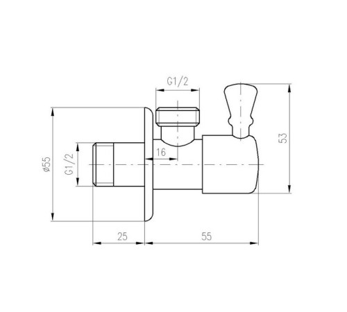 Запорный вентиль Rav Slezak ROH001SM