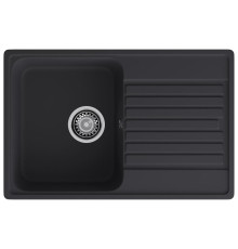 Кухонная мойка GranFest QUARZ 78, черный