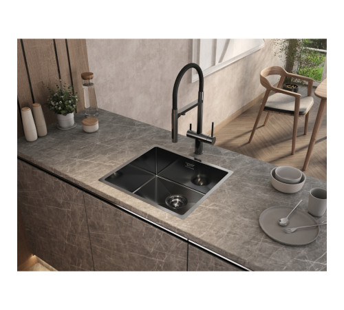 Кухонная мойка Grandex Aqua Proline 5040603, графит