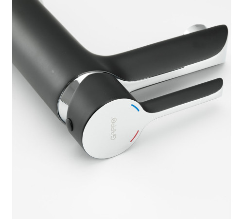 Смеситель для раковины Gappo G1003-6, черный