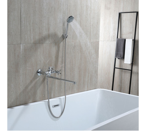 Смеситель для ванны FRUD R22601, хром