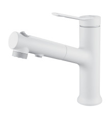 Смеситель для раковины многофункциональный Raffine F281C, белый