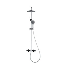 Душевая система с термостатом Bravat Waterfall F639114C-A2-RUS, хром
