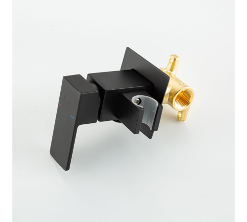 Гигиенический душ со смесителем FRAP F7591-26, черный