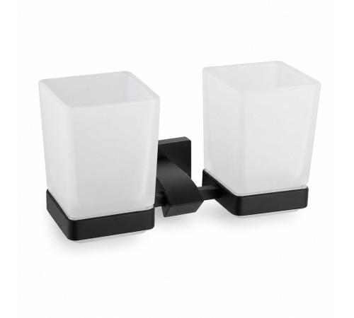 Стакан для ванной двойной GAPPO G0708-6, черный