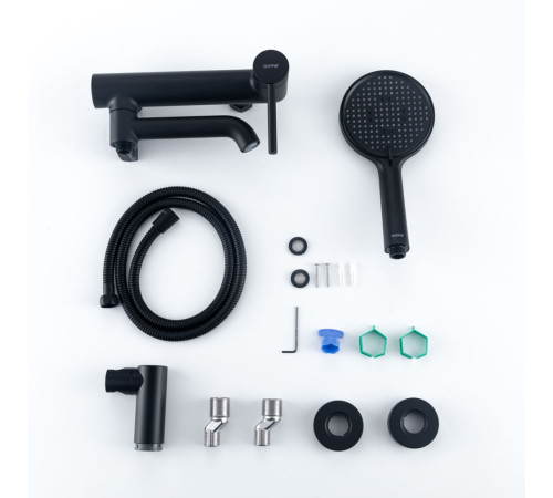 Смеситель для ванны GAPPO G3206-6, черный
