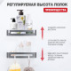 Полка для ванной комнаты Raglo R340.02.09, графит