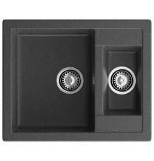 Кухонная мойка GranFest QUADRO 610K, графит