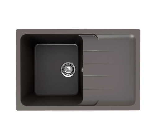 Кухонная мойка Ulgran Quartz Gerda 780-09, асфальт