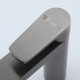 Смеситель для раковины Frap F10201-9, оружейная сталь
