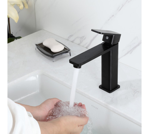 Смеситель для раковины Frap F10202-6, черный