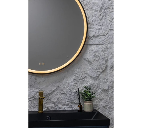 Зеркало Silver Mirrors Делуна/Deluna D800 2.2 (TX, алюм. профиль, цвет черный, подогрев, сенсорный выключатель)