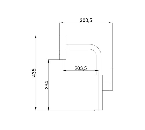 Смеситель для кухни с мультифункциональным изливом Haiba HB73824-8, белый