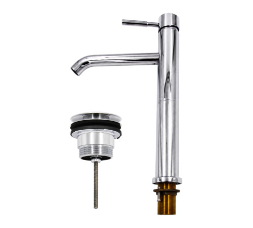 Высокий смеситель для раковины Fiore XENON 44CR5288, хром (с донным клапаном)