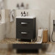 Тумба с раковиной напольная Velvex Orlando tn.ORL.CLA.60.2Y графит, 60 см