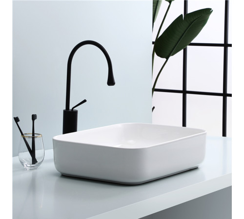 Раковина чаша WesnaArt KUBUS 3010-KUB13, белый