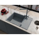 Кухонная мойка Grandex Aqua Topline 600212, серый