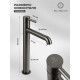Смеситель для раковины высокий FILARETE Roun FL6020BG, графит