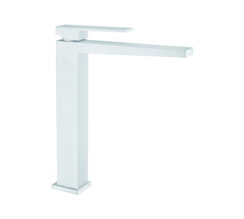 Смеситель для раковины Fiore KUBE 100BB8517, белый