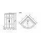 Душевая кабина Timo Comfort Fabric Glass T-8809F, 90x90x220