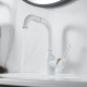 Смеситель для раковины Raffine F201C, белый