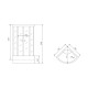 Душевая кабина Timo Standart T-5590, 90x90x220