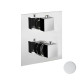 Смеситель для душа встраиваемый с термостатом Webert Pegaso PE970902740, белый
