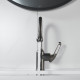 Смеситель для раковины Raffine F101T, оружейная сталь