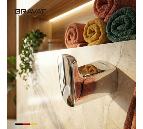 Крючок для ванной комнаты BRAVAT D71130CP-SW, хром