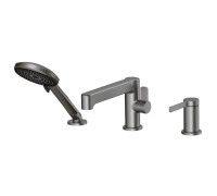 Смеситель на борт ванны ESKO SC355GM, оружейная сталь