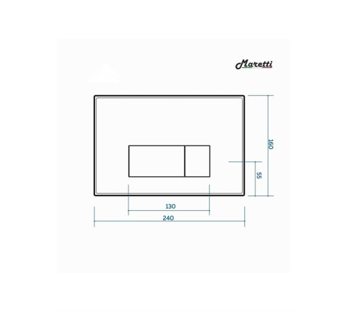 Комплект Maretti 3 в 1: унитаз CA10PBM29-844, инсталляция AC11P5211, кнопка AC12UM-015
