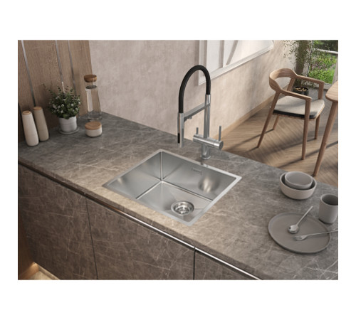 Кухонная мойка Grandex Aqua Proline 504060, сатин