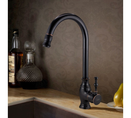 Смеситель для кухни ESKO TWIGGY TG 519 B/TW519B, черный
