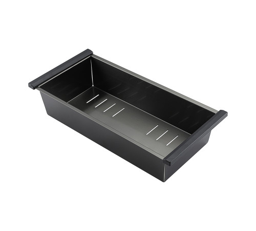 Кухонная мойка с коландером GAPPO GS5040-6, оружейная сталь