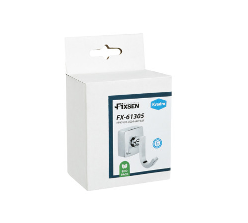 Крючок для ванной FIXSEN KVADRO FX-61305, хром