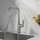 Смеситель для кухни WesnaArt NARCIS NAR06-150GM-25432, оружейная сталь