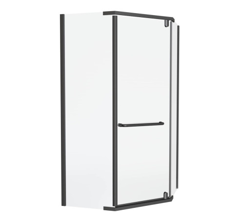 Душевой уголок Knotlor FCD100CG0GM 5-тиугольный 100х100х200, оружейная сталь