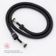 Гигиенический душ со смесителем встраиваемый с полкой и бумагодержателем Raglo R51.55.06, черный