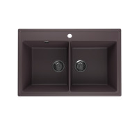 Кухонная мойка Ulgran Quartz Ruma 780-06, трюфель