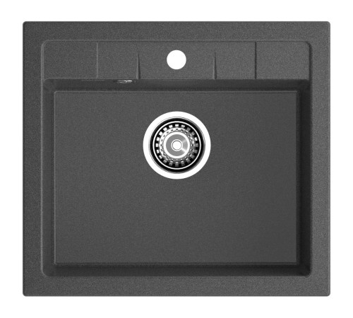 Кухонная мойка GranFest QUADRO 561, графит