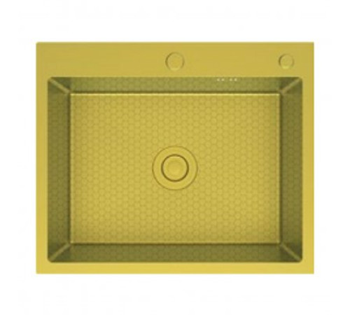Кухонная мойка FRAP FS6050-3, золотой сатин