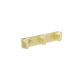 Планка с тремя крючками FIXSEN TREND GOLD FX-99005-3, матовое золото